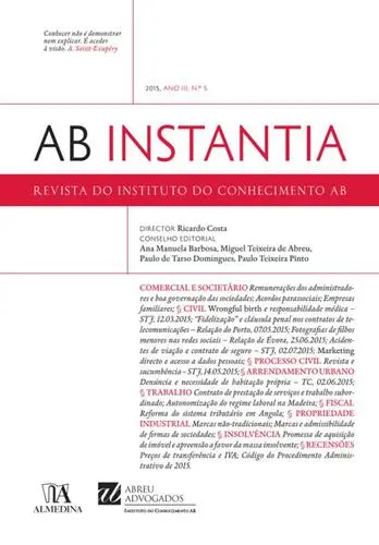 AB Instantia - 2015, Ano III, n.º 5, Anu