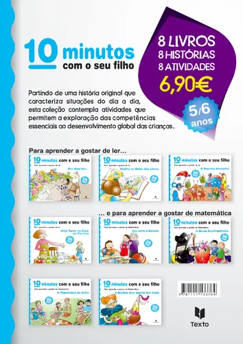 Capa do artigo Pack 10 minutos pré escolar 5/6 anos