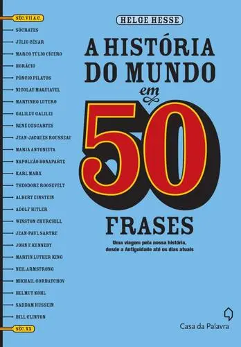 Capa do artigo A História do Mundo em 50 Frases