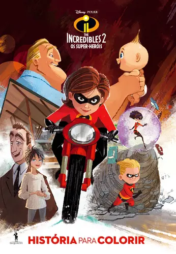The Incredibles 2: história para colorir