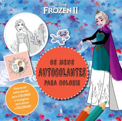 Frozen II: colorir autocolantes