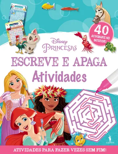 Escreve e apaga: princesas