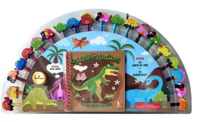 Os Dinossauros: Colorir com 20 Lápis