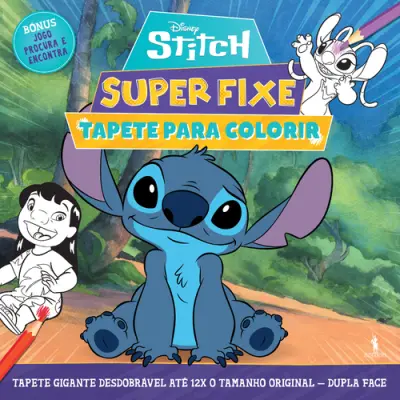 Stitch: Super Fixe Tapete para Colorir