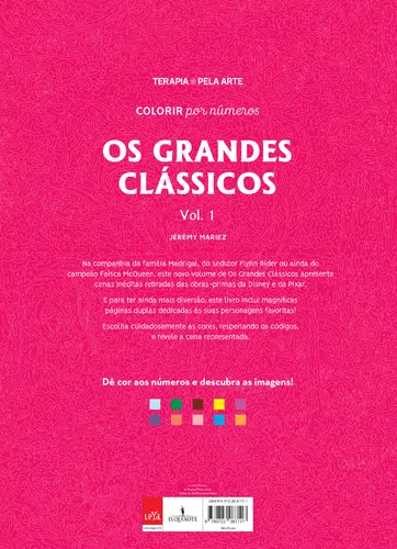 Colorir Por Números: Os Grandes Clássicos, Vol. I