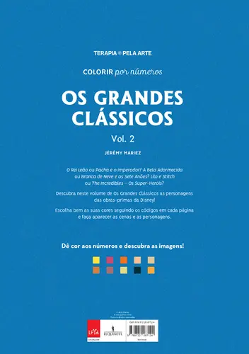 Colorir Por Números: Os Grandes Clássicos, Vol. II