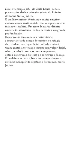 Entra-se na Casa Pelo Pátio