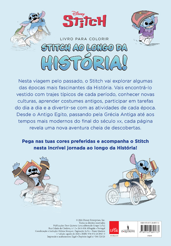 Stitch ao Longo da História Livro Colorir - (Imagem 2 de 2)