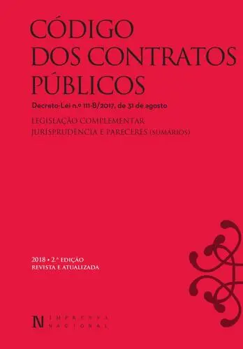 Capa do artigo Código dos Contratos Publicos-2.ª edição