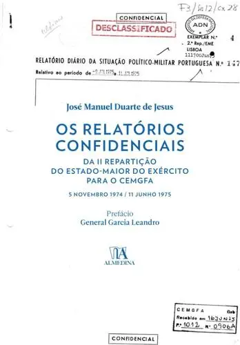 Os Relatórios Confidenciais da II Repart