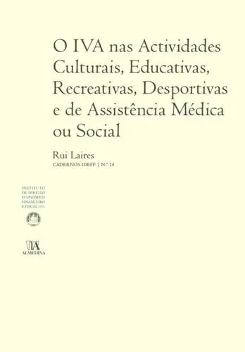 O IVA nas Actividades Culturais, Educati
