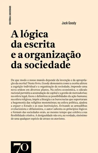 Capa do artigo A Lógica da Escrita e a Organização da S