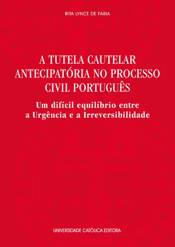 A TUTELA CAUTELAR ANTECIPATÓRIA NO PROCE