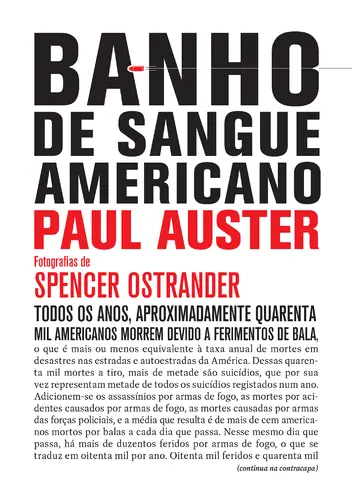 Capa do artigo Banho de Sangue Americano