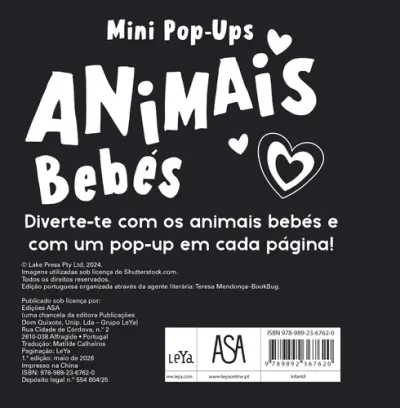 Mini Pop Ups: Animais Bebés