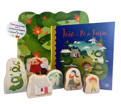 João e o Pé de Feijão: Livro de Histórias – Aldeia de Madeira - (Imagem 3 de 3)