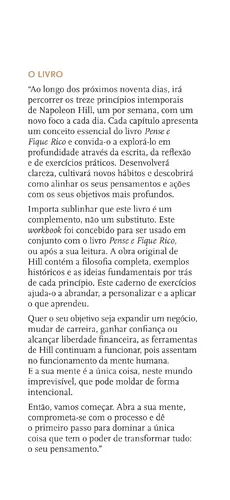 Pense e Fique Rico – Workbook