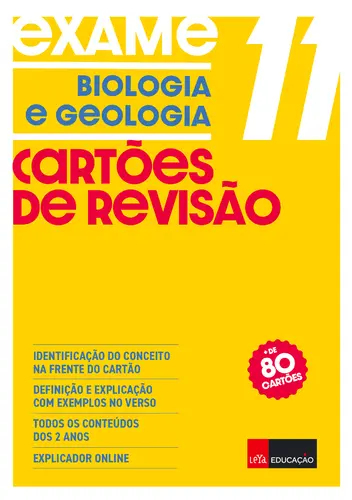 Cartões de Revisão Biologia Geologia 11