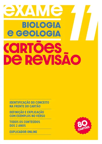 Cartões de Revisão Biologia Geologia 11