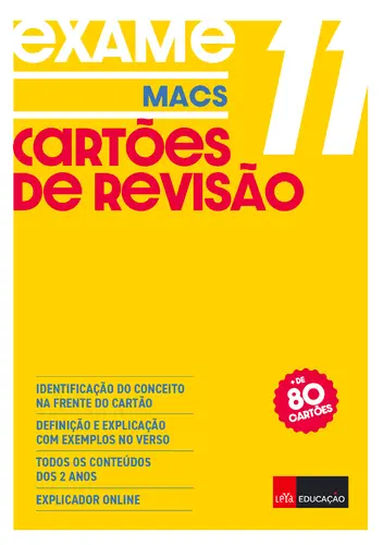 Cartões de Revisão - MACS 11