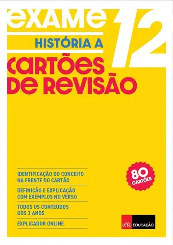 Cartões de Revisão - História A 12