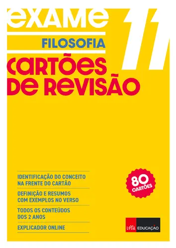 Cartões de Revisão - Filosofia 11