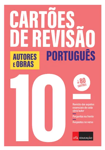Cartões de Revisão Autores e Obras 10.º