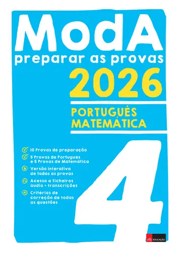 Provas Moda Português e Matemática 4ºano