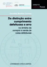 DA DISTINÇÃO ENTRE CUMPRIMENTOS DEFEITUO