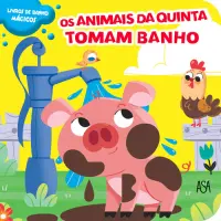 Os animais da quinta tomam banho