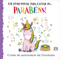 Parabéns!O Bolo de Aniversário Unicórnio